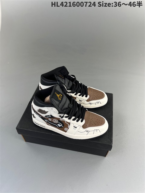women air jordan 1 shoes H 2023-10-26-379